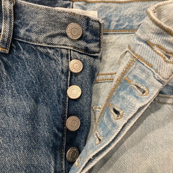 Pacsun Two Tone High-rise Jeans Size 24 - Picture 5 of 12